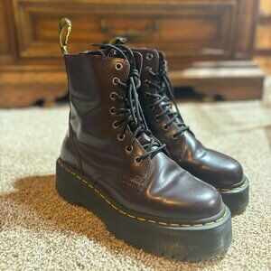Dr. Marten’s Jadon Burgundy Women’s Boots